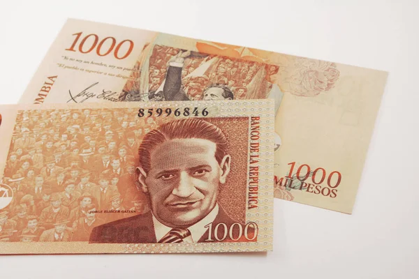 Colombiaans Geld Munteenheid Van Colombia Pesos — Stockfoto