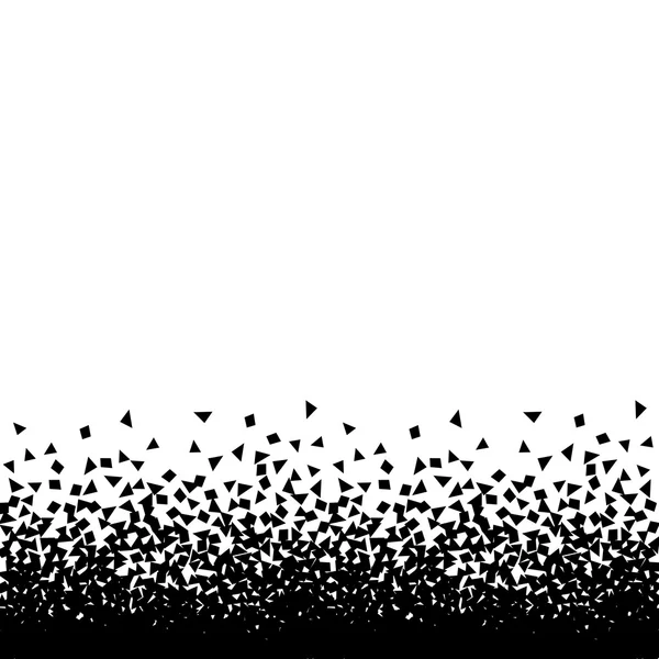 Isolé abstrait noir ad fond de poussière de couleur blanche. Texture pointillée sans couture. Fond de poudre salissant. Image de germes inhabituels. Illustration vectorielle . — Image vectorielle