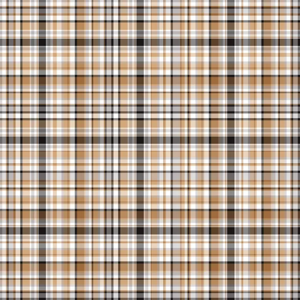 Checkered fabric tartan textile. Vector vintage seamless pattern. — Stock Vector