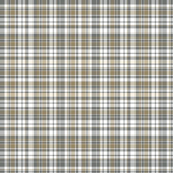 Checkered fabric tartan textile. Vector vintage seamless pattern. — Stock Vector