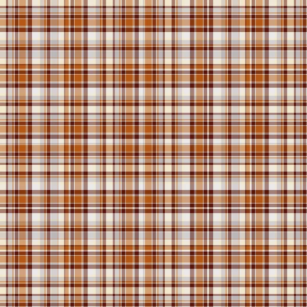 Checkered fabric tartan textile. Vector vintage seamless pattern. — Stock Vector