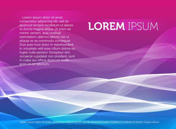 Абстрактный красочный фон с волнистыми линиями и векторной иллюстрацией эффекта дыма, яркий декоративный фон
.