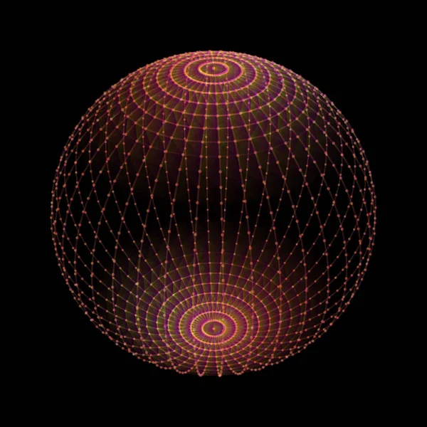 抽象圆点标识。异常点缀圆形孤立的徽标。太阳符号矢量图. — 图库矢量图片
