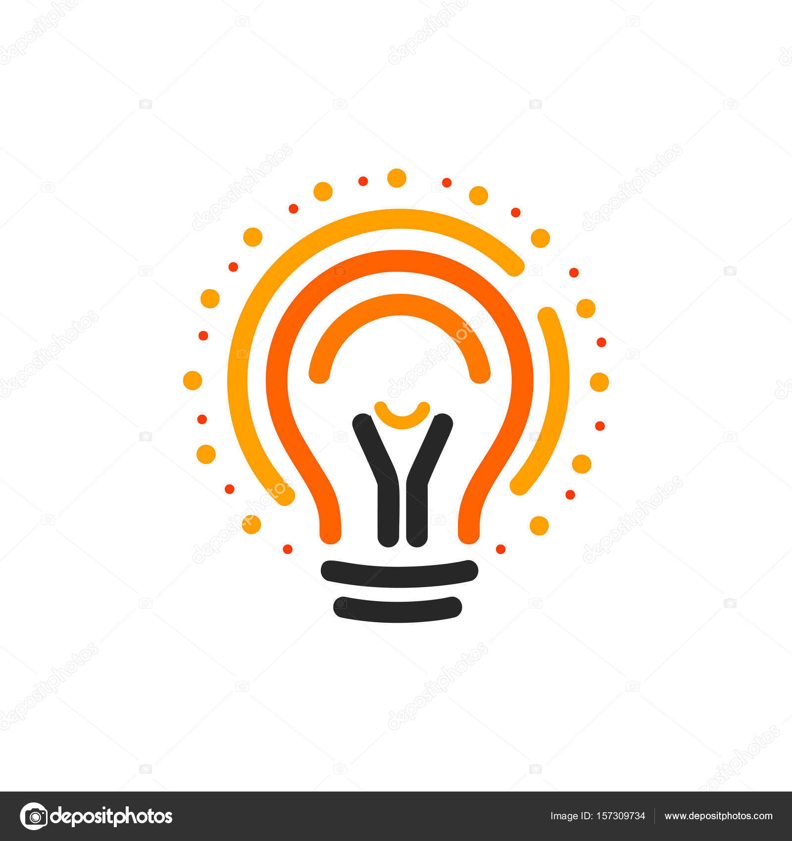 Premium Vector  Good idea, sign. symbols with lettering good idea with  light bulb. trendy flat vector on white background. solution symbol, lamp  icon, idea. vector illustration