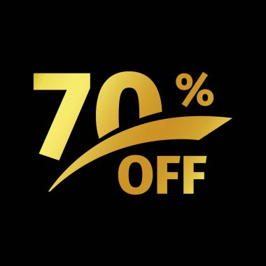 Siyah afiş indirim yüzde 70'inin satışı vektör altın logosuna siyah bir arka plan satın alabilirsiniz. Alıcılar logo için promosyon iş sunuyoruz. Yetmiş yüzde kapalı, sıkı stil kupon indirim.