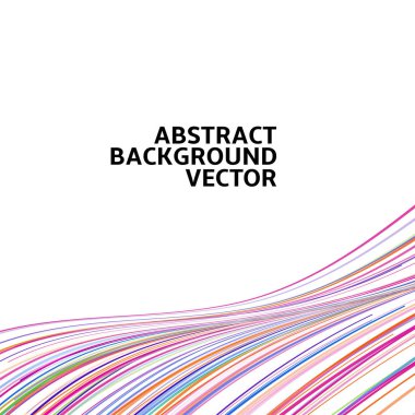 Doğrusal iplik, soyut beyaz vektör arka plan şablonu zemin alan Tasarım afiş, el ilanları, için şaşırtıcı kapsar, sunumlar, kartvizit. Vektör çizim