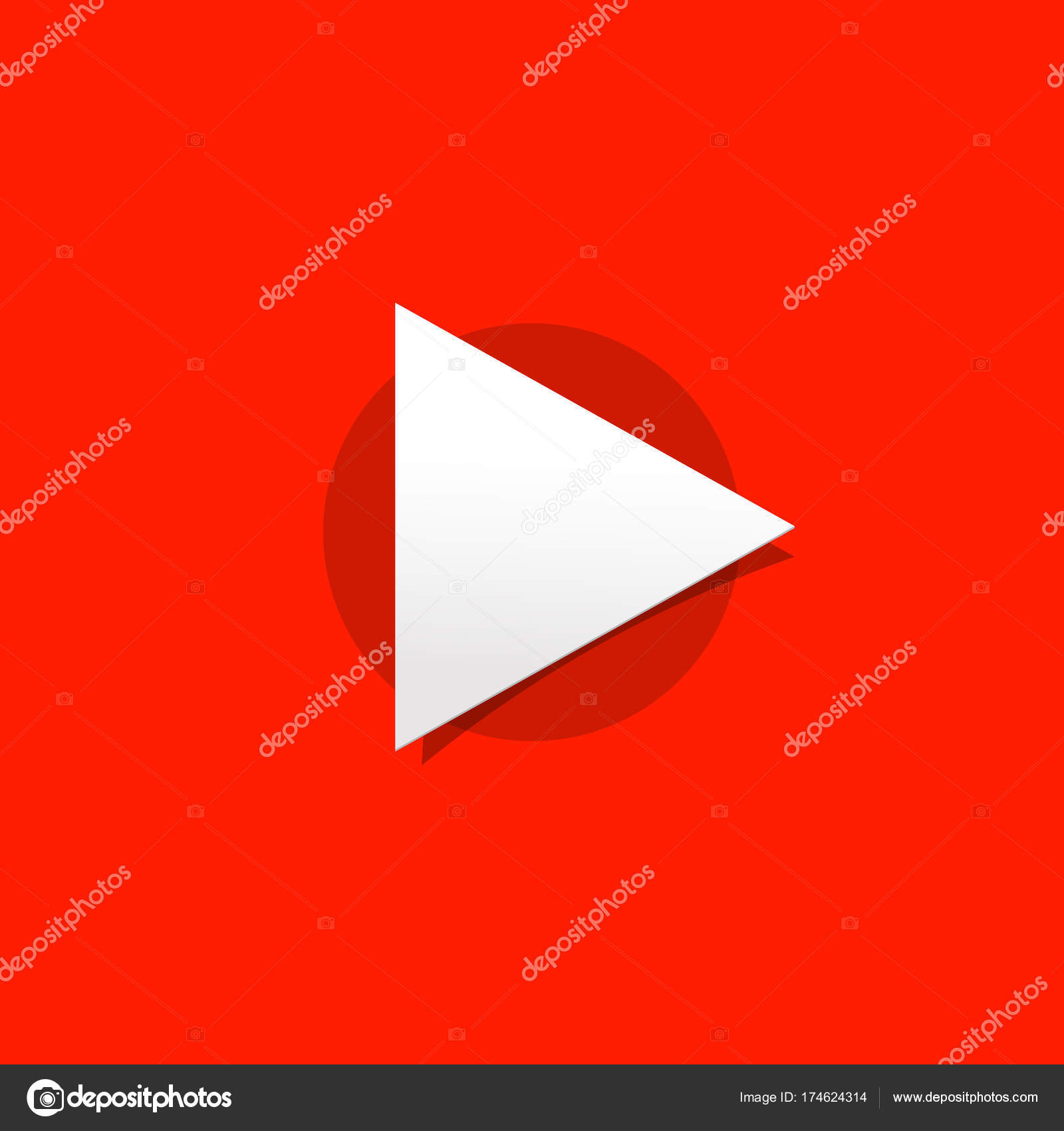 メディア ボタン ベクトル イラスト 再生アイコン 新しいデザイン