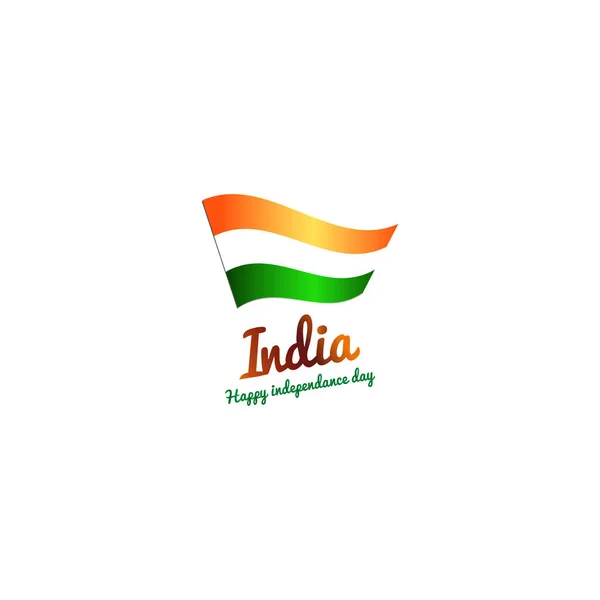 중화민국의 국기. 인도 국기의 색깔입니다. 벡터 로고. — 스톡 벡터