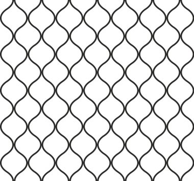 Vektör soyut kalıbı. Izgarasız vektör dokusu. Duvardaki dekoratif fayanslar ve duvar kağıtları. Alışılmadık bir süs.