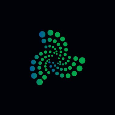 Soyut logo. Vektör logosu. Yeşil logo. Çember logosu. Kimya logosu. En iyi logo. Baloncuk logosu. Balon logosu. Çocukların oyun logosu. Çocukların oyun logosu. Tıbbi logo. Renkli logo. Girdap logosu. Logo yükleniyor.