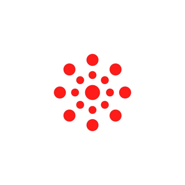 Современный векторный логотип кругов. Круглый логотип Изолированный минималистический знак, связанный с химией, физикой, биологией, медициной, фармакологией, туризмом, досугом, спортом, релаксацией и многим другим. Абстрактный символ — стоковый вектор
