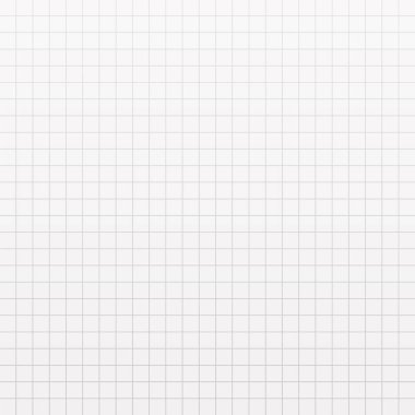 Kare kağıt dokusu. Kafesteki defter sayfası. Hücrede vektör arka planı. Okul arka planı şablonu.