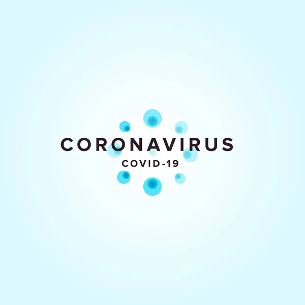 Coronavirus, απομονωμένο διανυσματικό εικονίδιο για infographics, ειδήσεις και αφίσες, κοντινό πλάνο επίπεδη εικόνα του Covid-19, ιός από Wuhan που προκάλεσε μια επιδημία σε όλο τον κόσμο. — Διανυσματικό Αρχείο