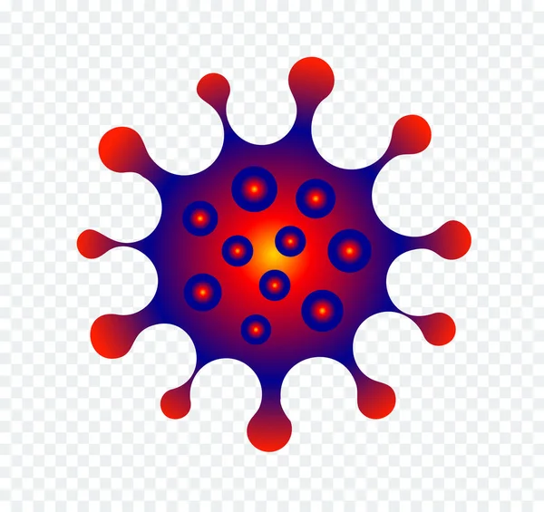 Virus isolated icon. Microbe vector symbol. Computer virus, allergy bacteria, microbiology concept. Disease germ, pathogen micro organism, abstract vector sign on white background