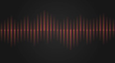 Müzikal dengeleyici, ses ayarları, dijital müzik grafikleri. Finansal takvim, döviz izleme, döviz kuru trendleri. Doğrusal geniş yatay çizelge çubuğu. Nabız vektörü izole edilmiş illüstrasyon.