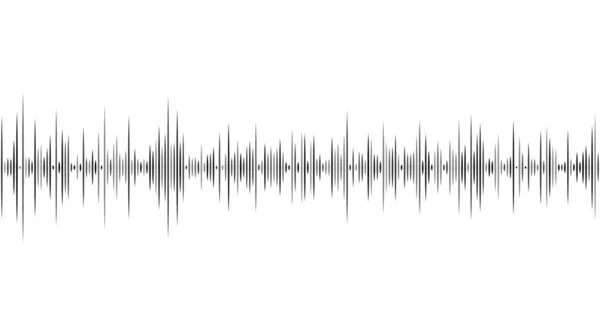 Musikalischer Equalizer, Soundeinstellungen, digitale Grafiken der Tonspur. Finanzplan, Wechselkursüberwachung, Währungstrends. Lineare breite horizontale Diagrammleiste. Isolierte Darstellung des Impulsvektors. — Stockvektor