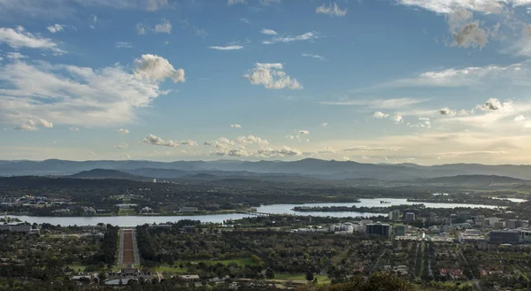 Weergave van Canberra stad — Stockfoto