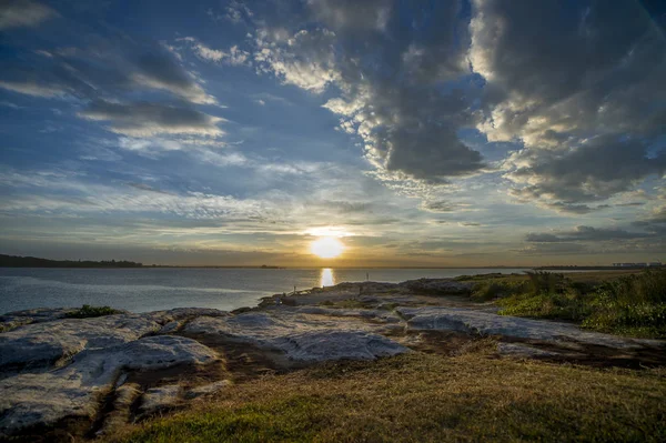 Solnedgången Sydney seascape — Stockfoto