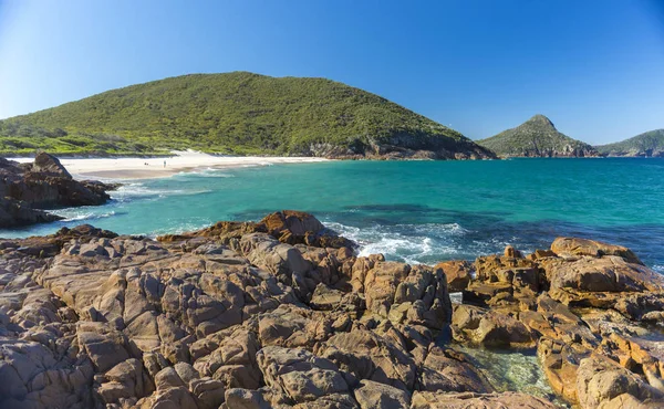 Schöner strand in zentralküste australiens — Stockfoto