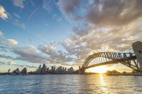 Austrália sydney CBD vista panorâmica — Fotografia de Stock
