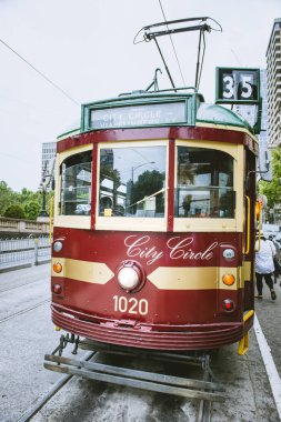 Vintage Melbourne W-sınıfı tramvay