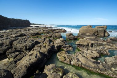Plaj Kuzey Sydney mağara.