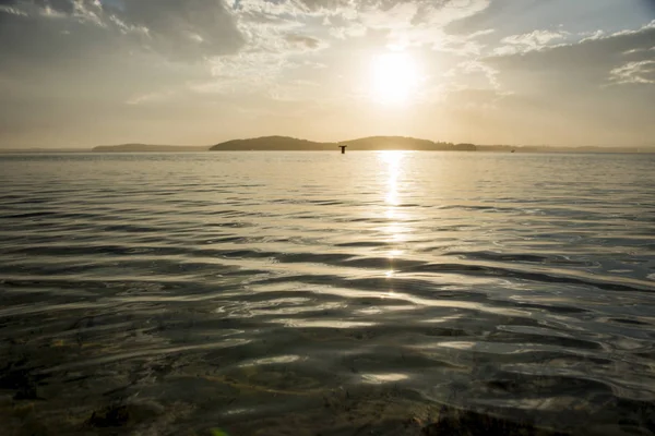 Krásný západ slunce od pláže nedaleko Sydney — Stock fotografie