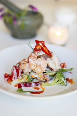 Hindistan cevizi kireç karides, Tayland Mutfağı