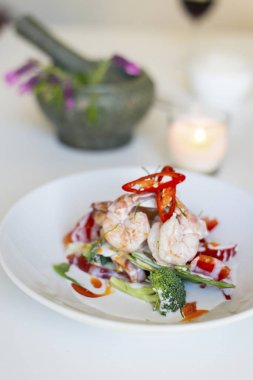 Hindistan cevizi kireç karides, Tayland Mutfağı