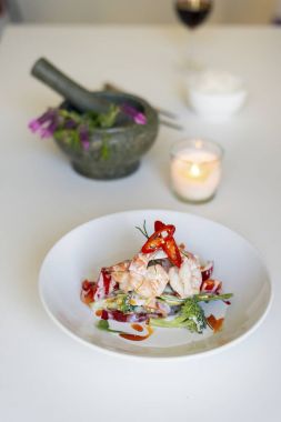 Hindistan cevizi kireç karides, Tayland Mutfağı