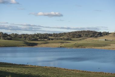 Avustralya manzara kırsalında görünümünü