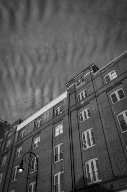 siyah-beyaz bina vintage