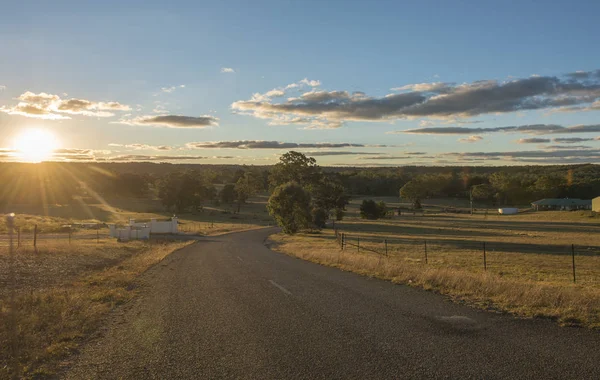 Вид на ландшафт Австралии в сельской местности — стоковое фото