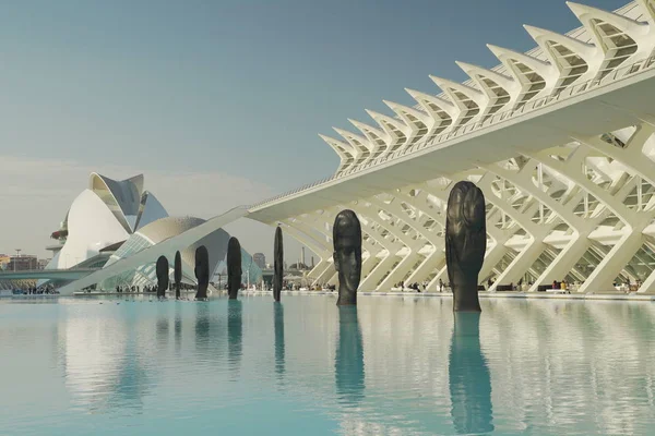 Museo Ciencia Príncipe Felipe Arquitectura Moderna Ciudad Las Artes Las — Foto de Stock