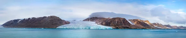 Gletscherpanorama Fitzroy Fjord Insel Devon Nunavut Nordkanada — Stockfoto