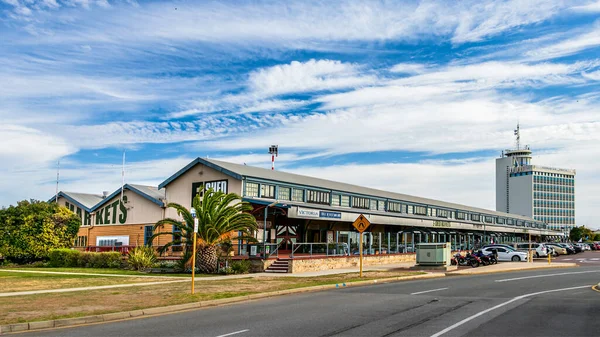 Pohled na E Shed Markets v Cruise Terminal of Fremantle, Austrálie. — Stock fotografie