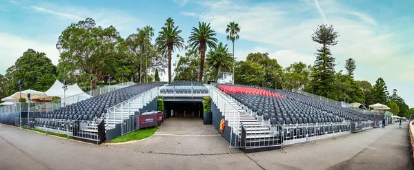 Panorama des Open-Air-Kinos im Royal Botanic Park, Sydney. — Stockfoto