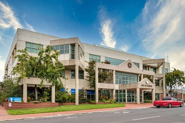 Burnie, Tazmanya 'daki Burnie Şehir Meclisi binası..