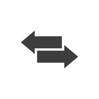 ok simgesi beyaz arkaplan, vektör izole