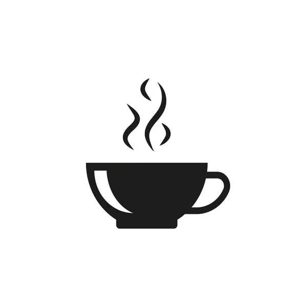Icône tasse de café isoler sur fond blanc — Image vectorielle