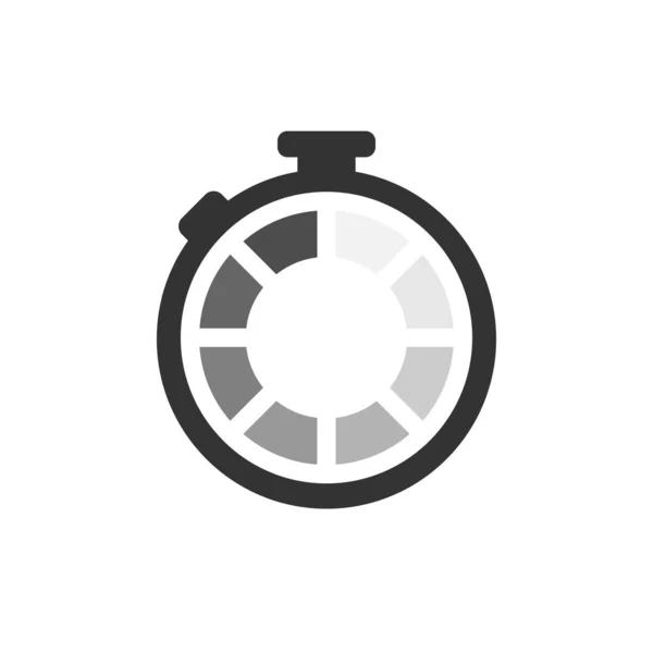 Icono Carga Del Reloj Descargar Vector Icono Vector Aislado — Archivo Imágenes Vectoriales