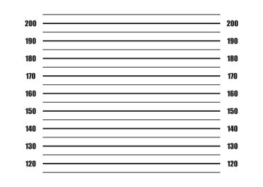 Beyaz arka planda polis teşhisi. Düz olarak vektör illüstrasyonu