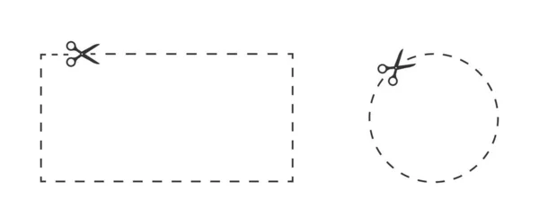 Couper Par Icône Modèle Isolé Symbole Signe Vectoriel Plat — Image vectorielle