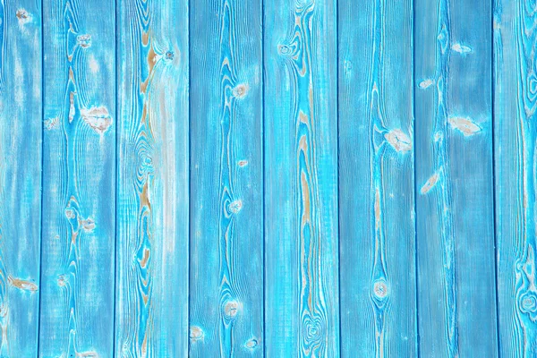 Imagen de fondo de madera vintage lleno de baches pintado con pintura azul —  Fotos de Stock