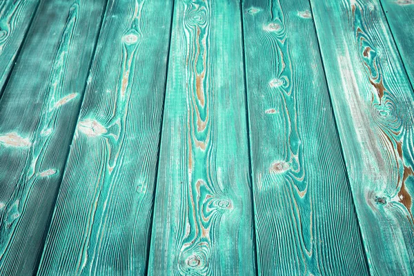 Bilden av ojämn vintage trä bordsskiva målade med grön färg — Stockfoto