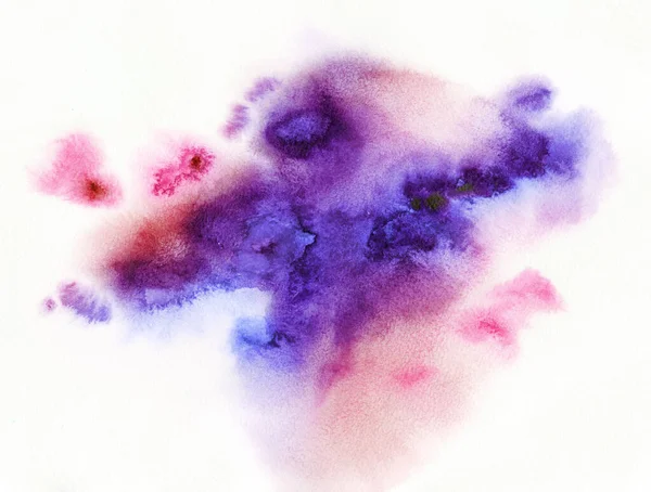 Scan Abstract Watercolor Background Painted Pofessional Aquarelle Paper — Stock Photo, Image