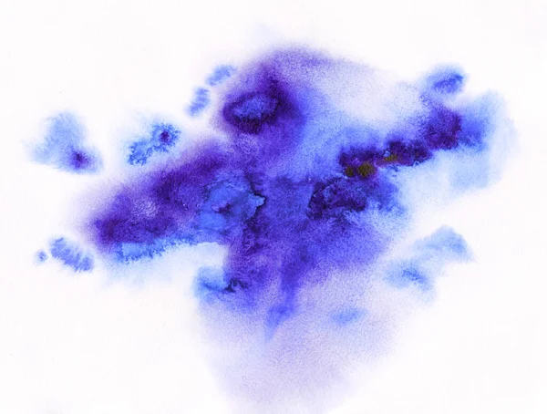 Сканирование Абстрактного Акварельного Фона Раскрашенного Акварельной Бумаге — стоковое фото