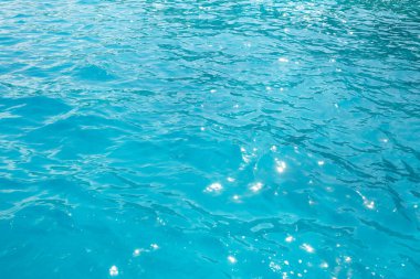 Arkaplan Olarak Mavi Tonlar Su Dalgaları Yüzeyi