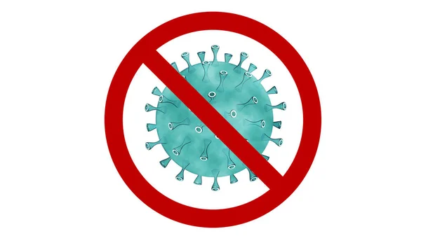 Novel Peringatan Penandatanganan Coronavirus 2019 Ncov Konsep Resposible Untuk Wabah — Stok Foto