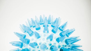 Coronavirus tehlikesi ve halk sağlığı risk hastalığı. Covid-19 Coronavirüs gribi, tehlikeli hücreleri olan salgın bir tıbbi konsept kadar tehlikeli bir virüs vakası..